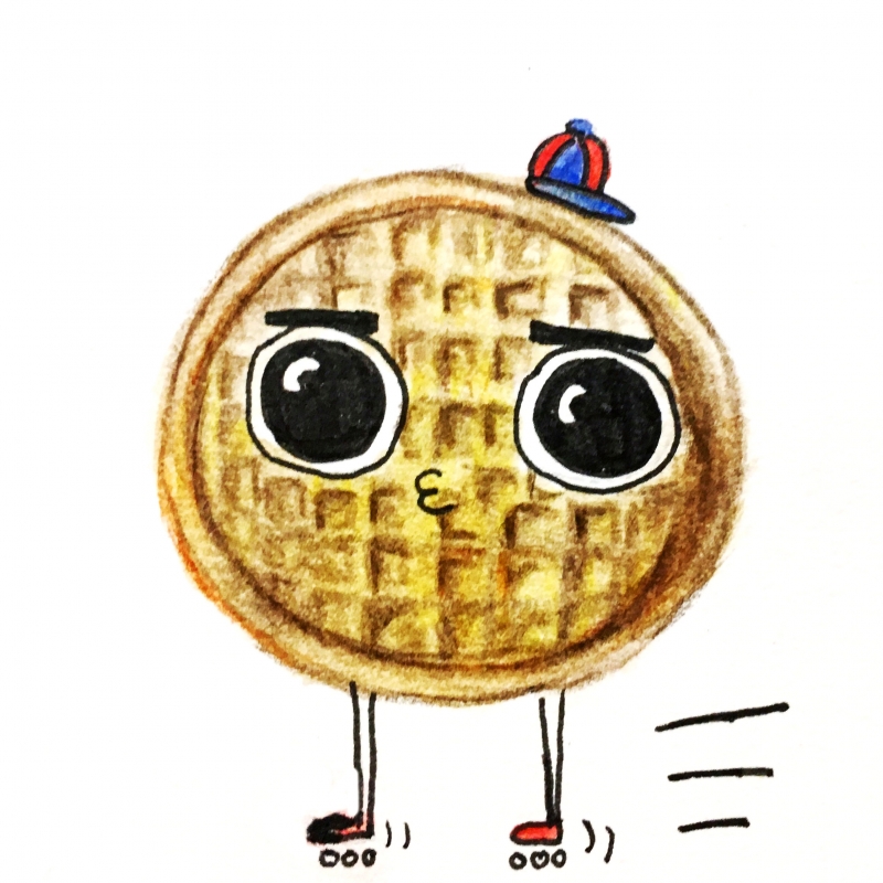 Marty the Waffle on a Friday