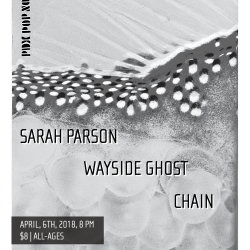 Gig Poster for PDX Pop Now! B + W
