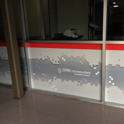 DRS Seamless Window Graphic - Finished Installation